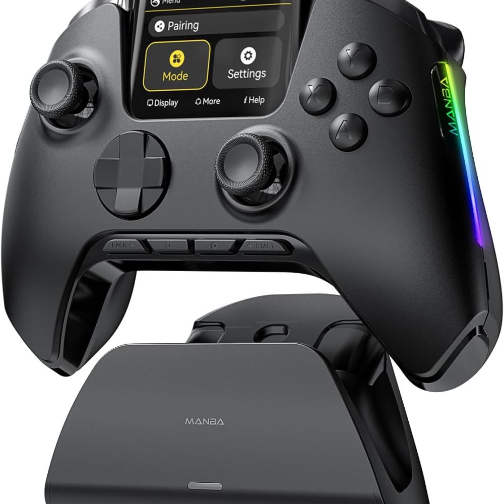 ManbaOne Interactive Screen Wireless Gaming Controller (Black)