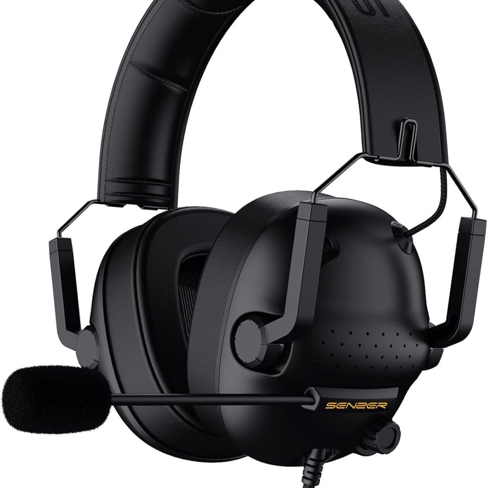 SENZER SG500 Gaming Headset with Noise Cancelling Microphone Black